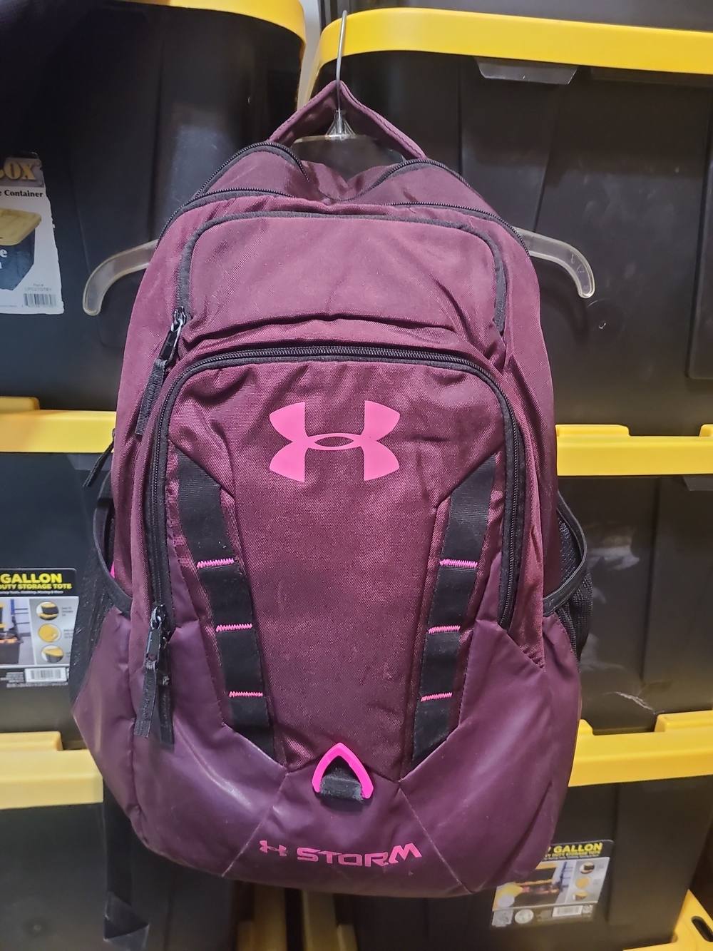Under Armour Maroon Recruit Backpack